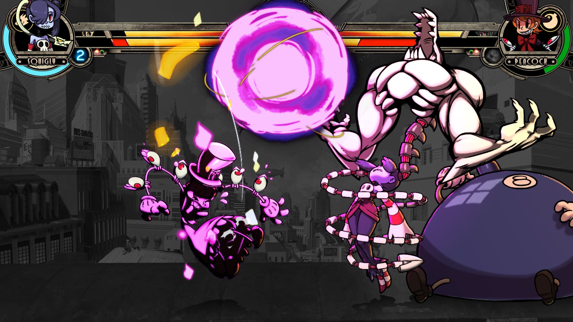 《骷髅女孩：二度返场 Skullgirls: 2nd Encore》Switch美版英文NSP下载 – 含1.0.11补丁+5DLC-baizmi