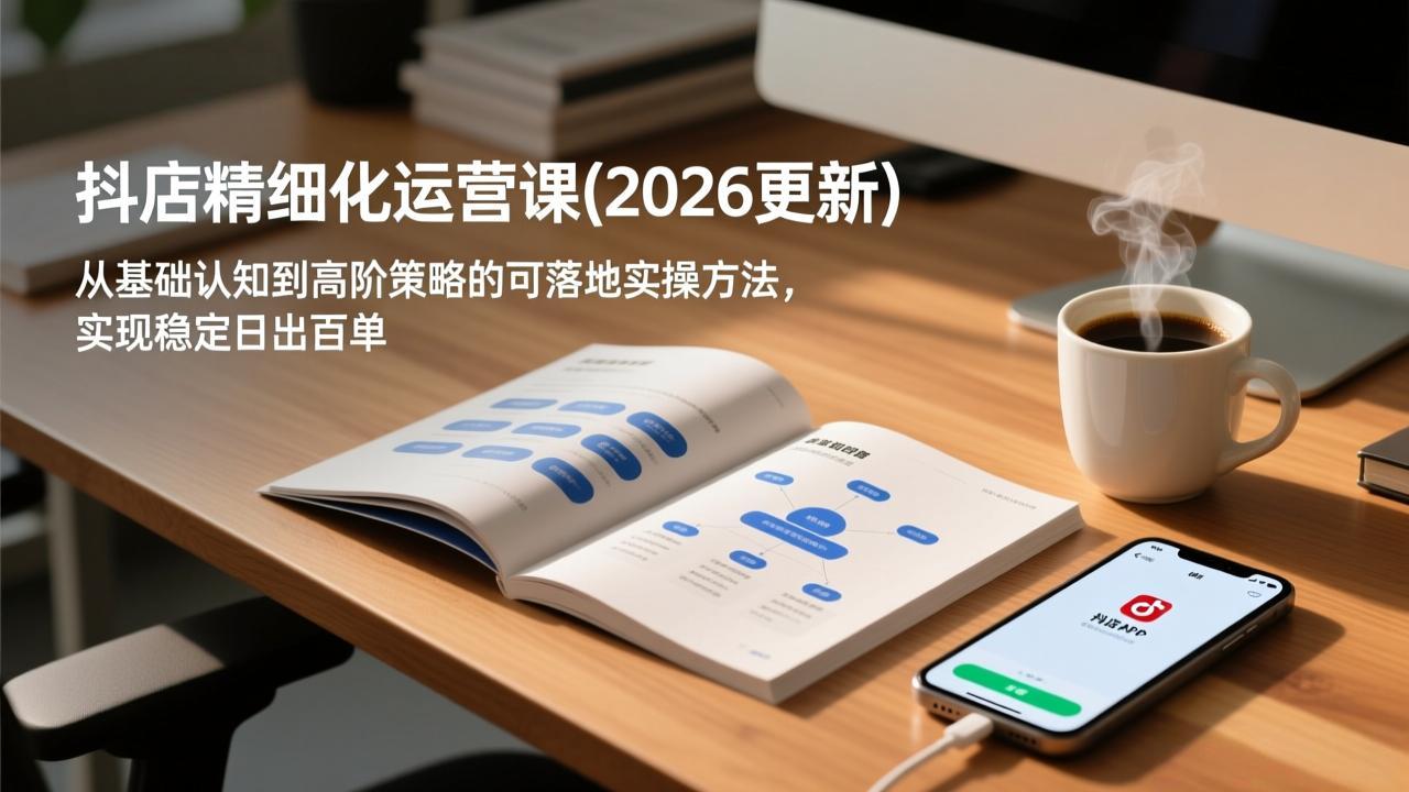 抖店精细化运营课(2026更新-baizmi