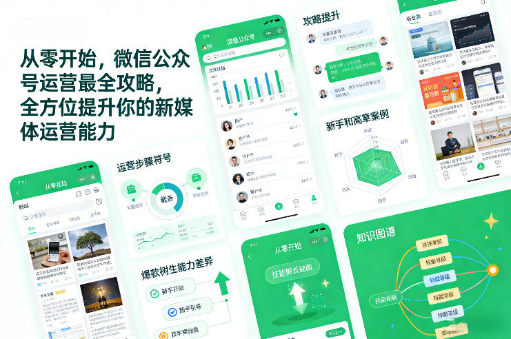 从零开始，微信公众号运营最全攻略，全方位提升你的新媒体运营能力-baizmi
