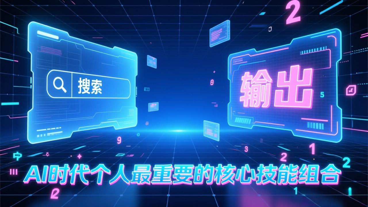 付费文章：AI时代个人最重要的核心技能组合：“输出能力”和“搜索能力”-baizmi
