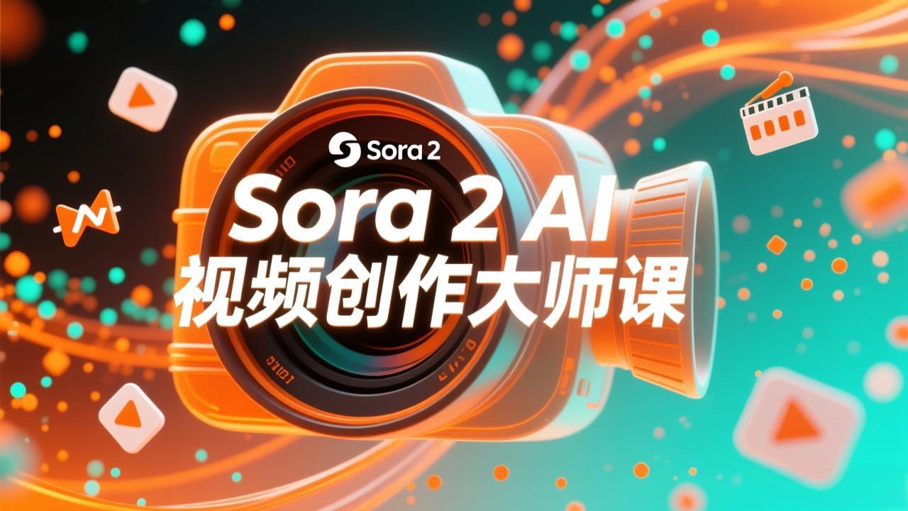如何利用Sora 2创建流行AI人工智能视频大师班教程：掌握创作全流程，产出百万播放内容-baizmi