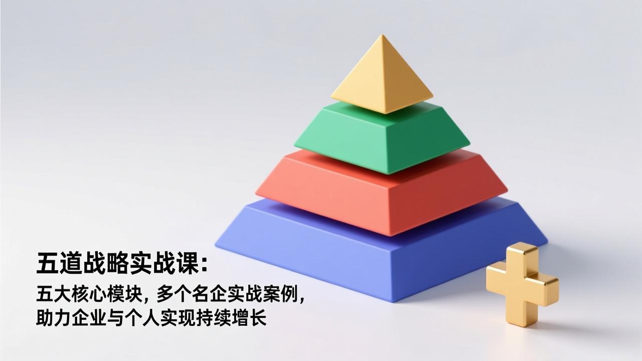 五道战略实战课：五大核心模块，多个名企实战案例，助力企业与个人实现持续增长-baizmi