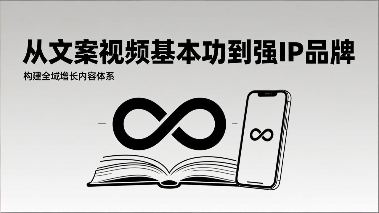 2026内容获客系统课：从文案视频基本功到强IP品牌，构建全域增长内容体系-baizmi