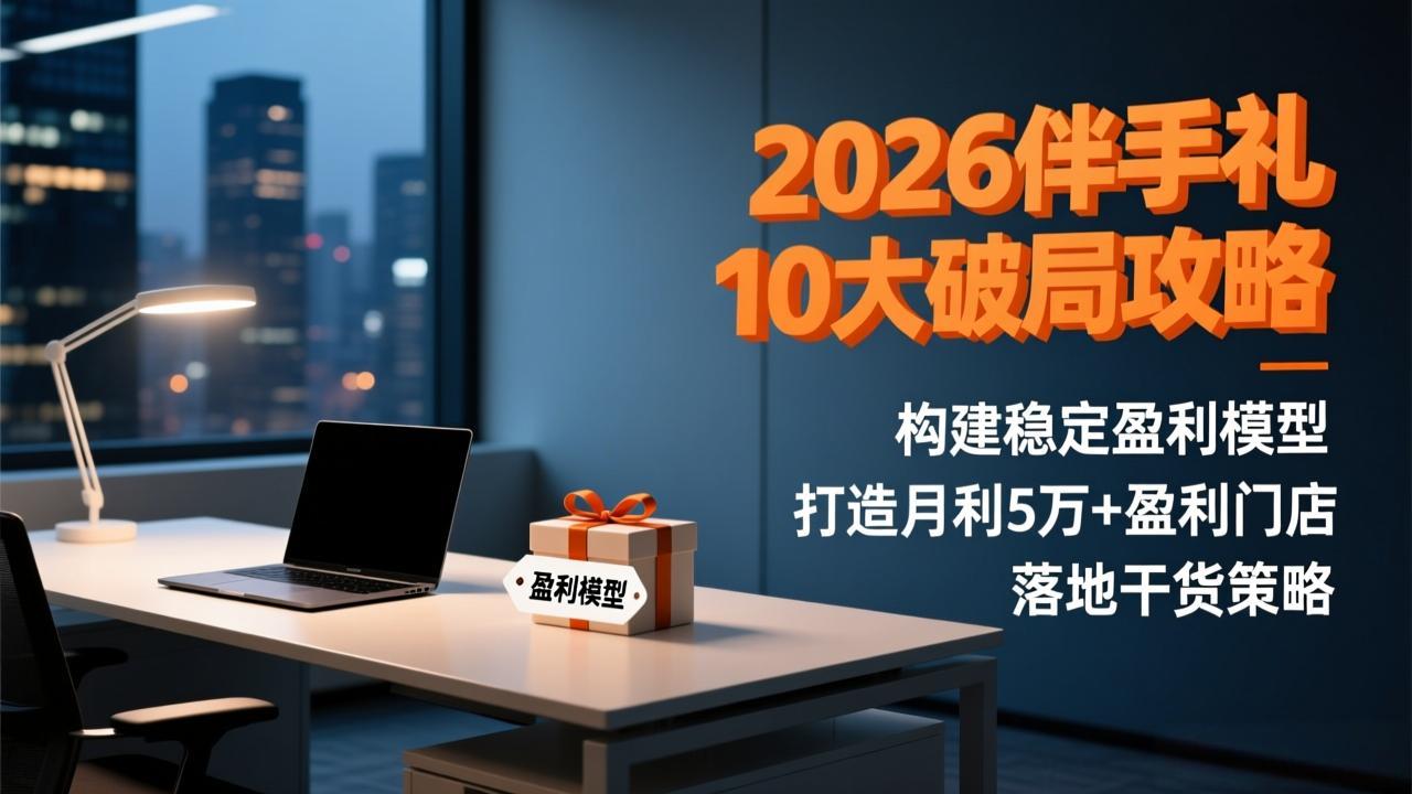 2026伴手礼10大破局攻略：构建稳定盈利模型，打造月利5万+盈利门店，落地干货策略-baizmi