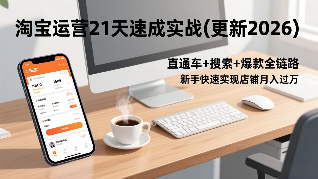 淘宝运营21天速成实战(更新2026-baizmi