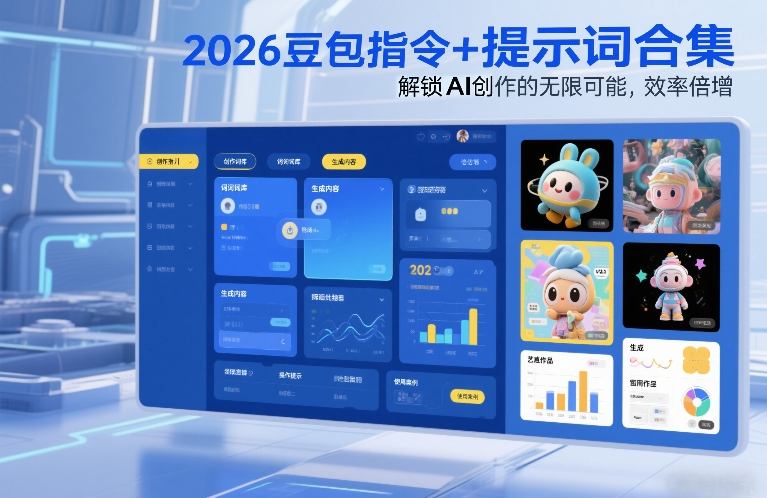 2026豆包指令+提示词合集，解锁AI创作的无限可能，效率倍增-baizmi