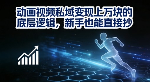 动画视频私域变现上W的底层逻辑，新手也能直接抄-baizmi