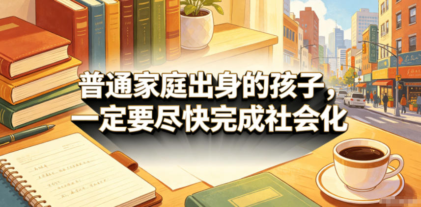 付费文章：普通家庭出身的孩子，一定要尽快完成社会化-baizmi