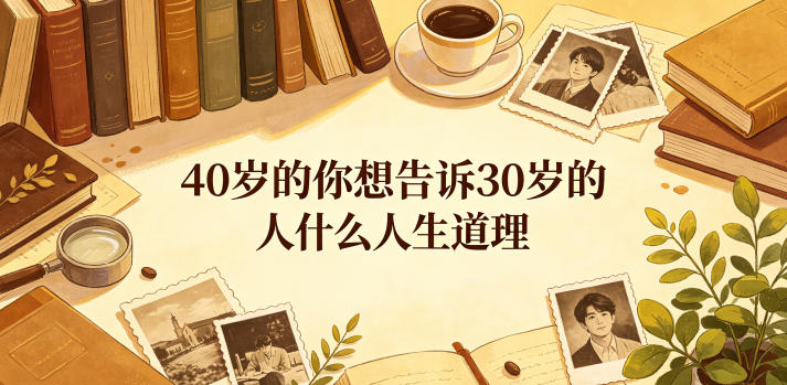 公众号付费文章：40岁的你想告诉30岁的人什么人生道理？-baizmi