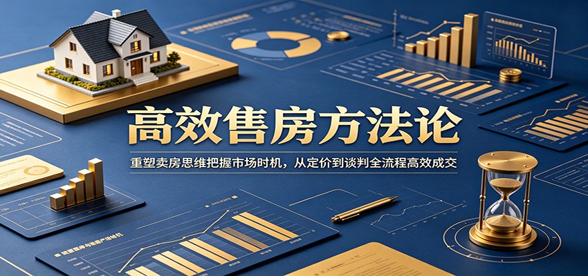 高效售房方法论：重塑卖房思维把握市场时机，从定价到谈判全流程高效成交-baizmi