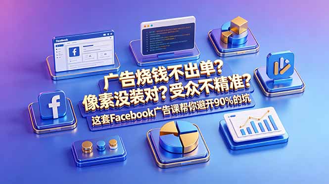 广告烧钱不出单？像素没装对？受众不精准？这套Facebook广告课帮你避开90%的坑-原创双语字幕-baizmi