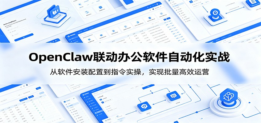 OpenClaw自动化实操课：从软件安装配置到指令实操，实现批量高效运营-baizmi