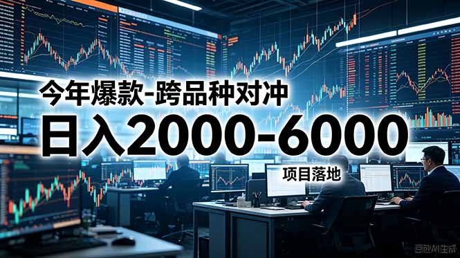 今年爆款-跨品种对冲日入2000-6000，项目落地！-baizmi