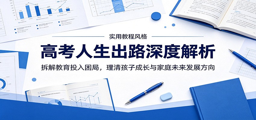 高考人生出路深度解析：拆解教育投入困局，理清孩子成长与家庭未来发展方向-baizmi