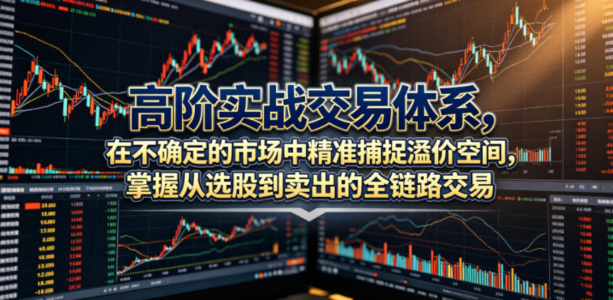 高阶实战交易体系，在不确定的市场中精准捕捉溢价空间，掌握从选股到卖出的全链路交易心法(更新6月)-baizmi