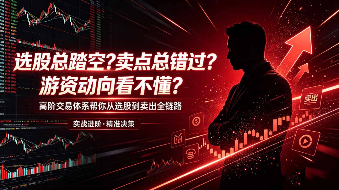 选股总踏空？卖点总错过？游资动向看不懂？高阶交易体系帮你从选股到卖出全链路(更新6月-baizmi