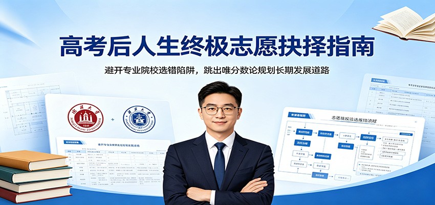 高考后人生终极志愿抉择指南：避开专业院校选错陷阱，跳出唯分数论规划长期发展道路-baizmi