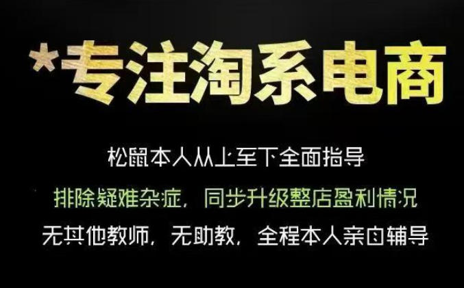 松鼠会电商VIP课程，从基础布局到高阶优化，助你掌握淘宝运营逻辑，提升店铺流量与转化-baizmi