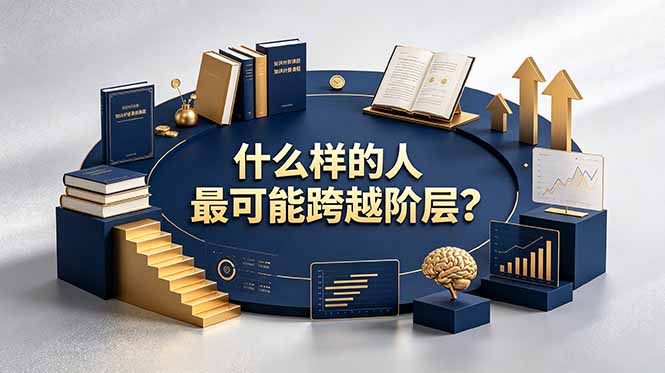 付费文章：什么样的人最可能跨越阶层？具备这五种特质，普通人也能顺利跨越阶层-baizmi