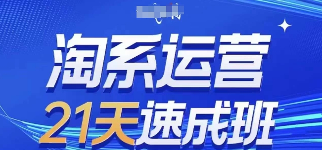 淘系运营21天速成班，0基础轻松搞定淘系运营，不做假把式，快速复制落地(更新26年6月)-baizmi