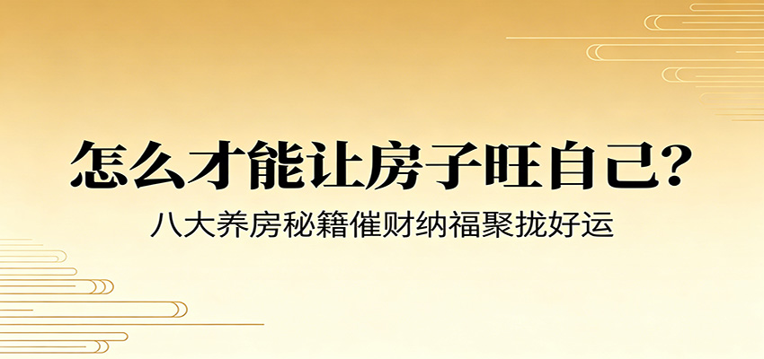 付费文章《怎么才能让房子旺自己？》八大养房秘籍催财纳福聚拢好运-baizmi