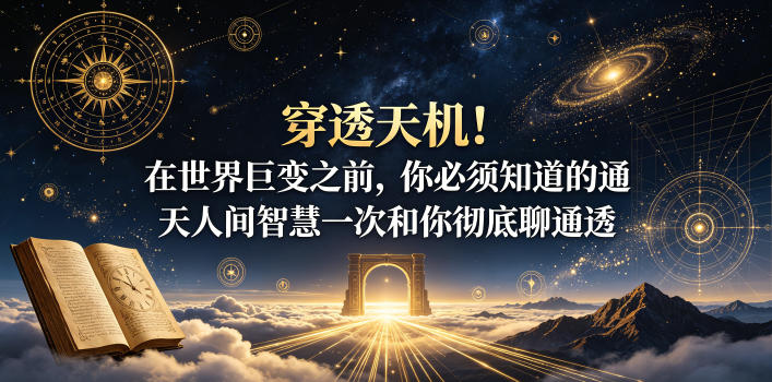付费文章：穿透天机！在世界巨变之前，你必须知道的通天人间智慧一次和你彻底聊通透-baizmi
