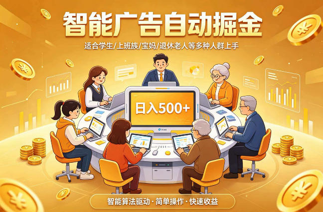 2026年最好做的项目：自动掘金项目，小白轻易上手，单日轻松收入500+【揭秘】-baizmi