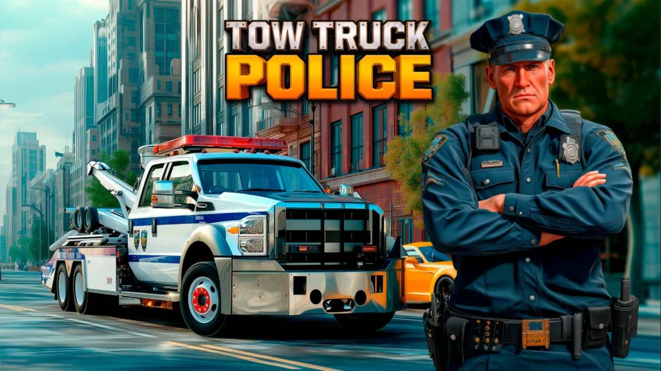 【美版】拖车警察模拟器 .Tow Truck Police Simulator 英语-baizmi