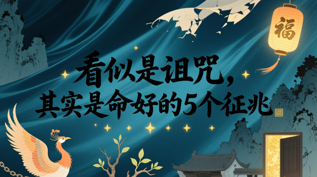 付费文章：看似是诅咒，其实是命好的5个征兆-baizmi