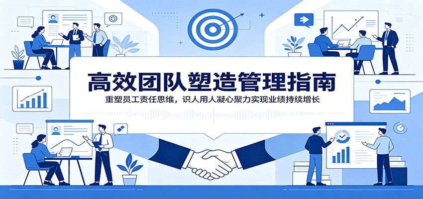 高效团队塑造管理指南：重塑员工责任思维，识人用人凝心聚力实现业绩持续增长-baizmi