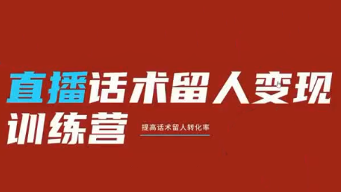 纹汐·直播话术留人变现训练营-baizmi