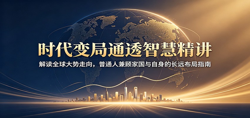 时代变局通透智慧精讲：解读全球大势走向，普通人兼顾家国与自身的长远布局指南-baizmi