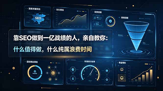 靠SEO做到一亿战绩的人，亲自教你：什么值得做，什么纯属浪费时间【原创双语字幕】-baizmi